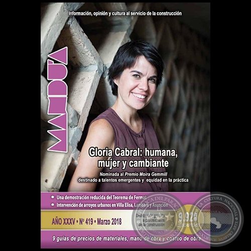 MANDU'A Revista de la Construcción - Nº 419 - MARZO 2018